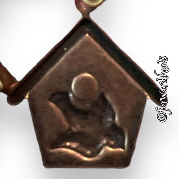 Bundle Sale 3 for $15 | Tri-Colored Birdhouse Brooch - Picture 8 of 10